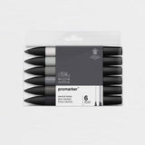 Estuche 6 Rotuladores Promarker Neutros Winsor & Newton (1)