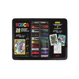 Caja Metálica 20 Rotuladores Posca