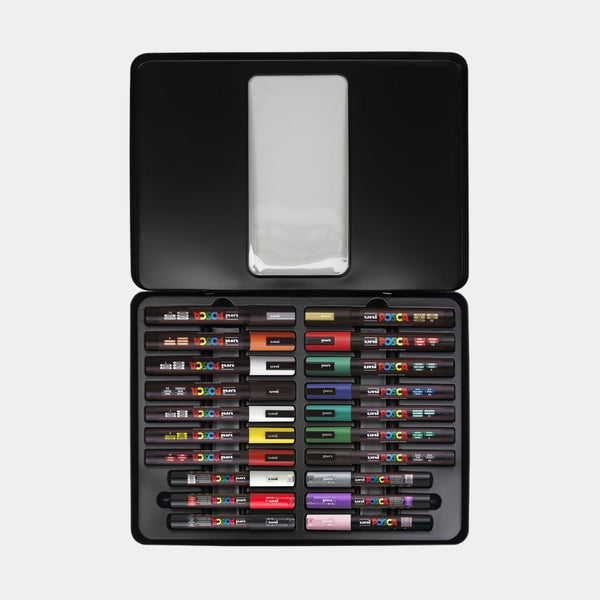 Caja Metálica 20 Rotuladores Posca (1)