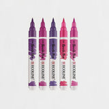 Set 5 Rotuladores Brush Pen Violeta Ecoline