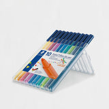 Estuche 10 Rotuladores Triplus Básicos 1mm Staedtler (2)