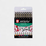 Set 9 Rotuladores Lettering Pigma Brush Sakura (1)
