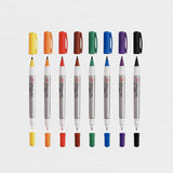 Estuche 8 Rotuladores Permanentes 2 Puntas Identi-Pen Sakura