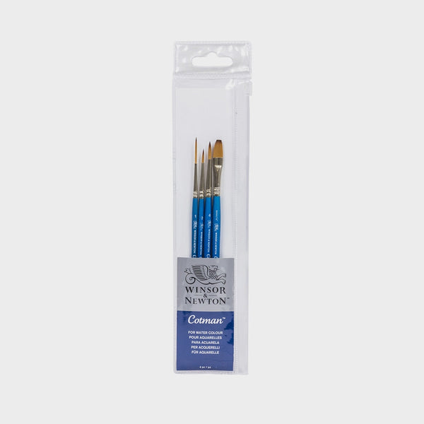 Set 4 Pinceles Acuarela 1, 2, 4 y 1/4"/6mm Cotman (1)