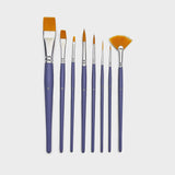 Set 8 Pinceles Surtidos Acrílico Pebeo