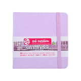 Cuaderno Sketch Violeta Pastel 12x12 Art Creation