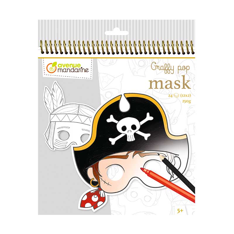 Cuaderno de Colorear Máscaras de Niño (2)