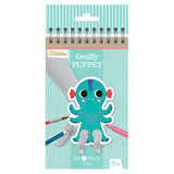 Cuaderno Colorear Animales Fantásticos Graffy Puppet