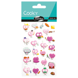Pegatinas Cooky Corazón Oficios 7,5x12cm Maildor