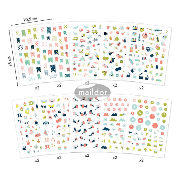 Libro Stickers Journal A6 24 Páginas Maildor (1)