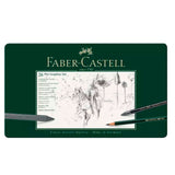 Estuche de Metal con 26 piezas Pitt Grafito Faber Castell (1)