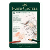 Estuche de Metal con 12 piezas Pitt Monochrome Faber Castell (2)