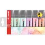 Estuche 6 Subrayadores Original Boss Pastel Stabilo