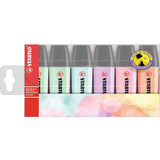 Estuche 8 Subrayadores Original Boss Pastel Stabilo