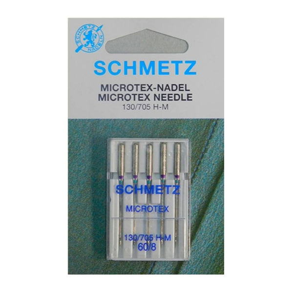 Set 5 Agujas Blister Microtex H M Schmetz