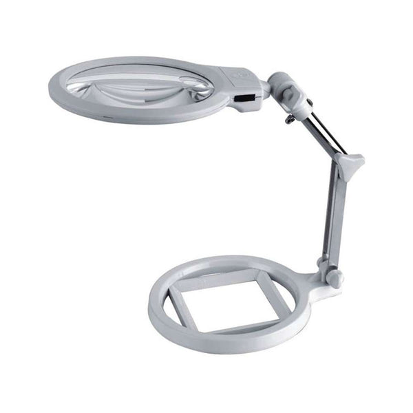 Lupa de Mesa Plegable con Led