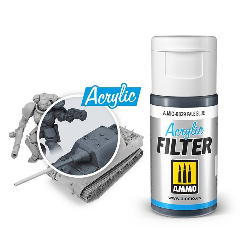AMIG0829 ACRYLIC FILTER PALE BLUE