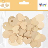 Siluetas de Madera Corazones 40 piezas Artemio (4)