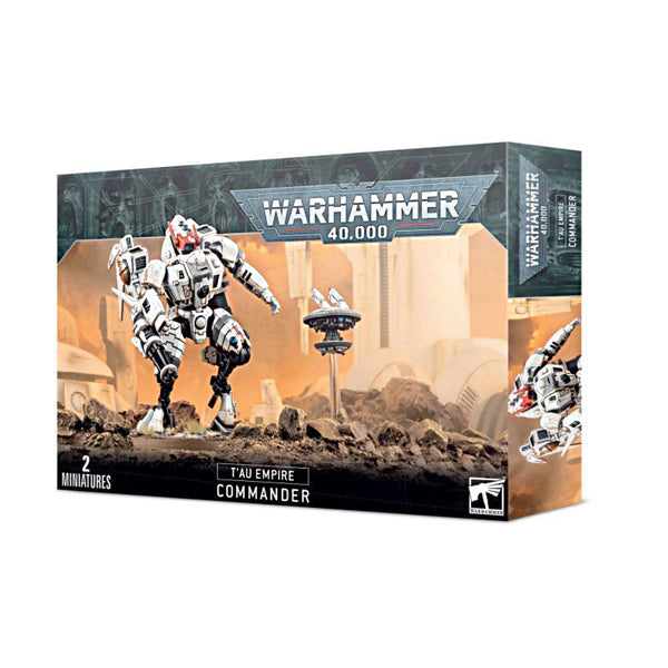 Set 2 Figuras T'au Empire Comandante Warhammer 40000