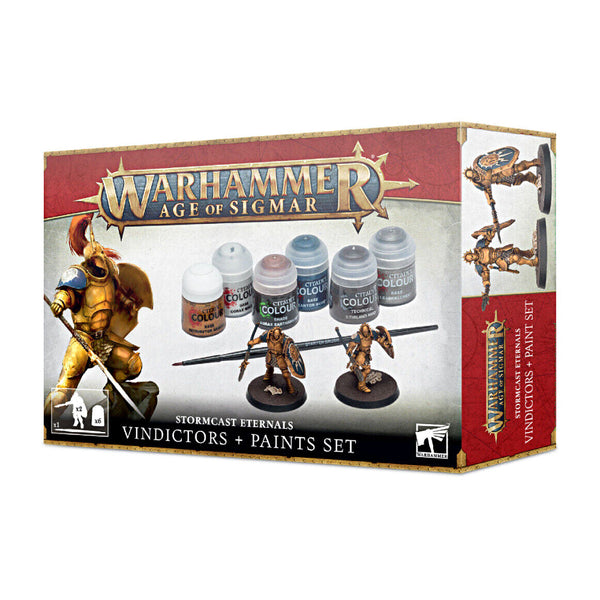 Kit AOS Vindicadores de los Forjados en la Tormenta con Pinturas Warhammer 40000