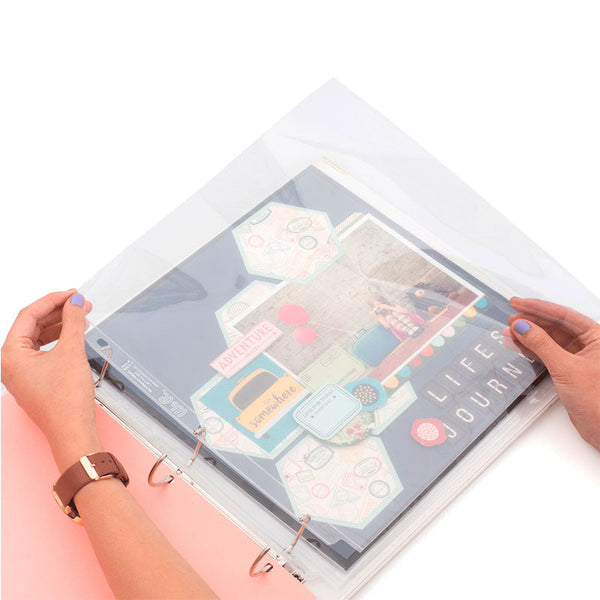 Album de Cuero Menta 30,5x30,5cm We R Makers (1)
