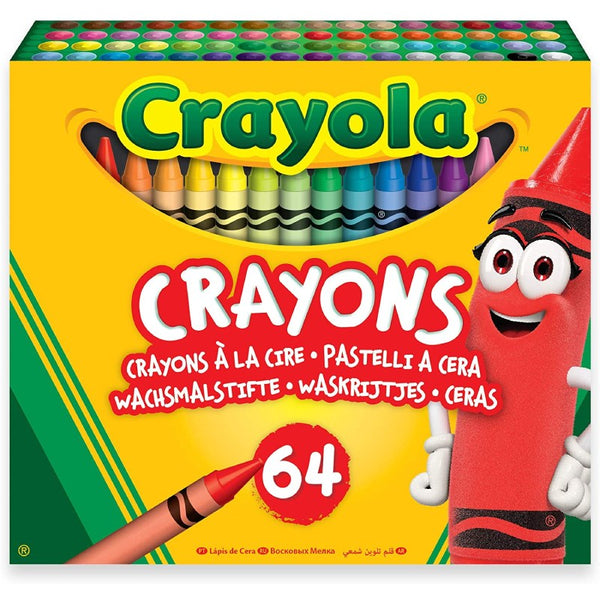 Caja 64 Pinturas de Cera Crayola