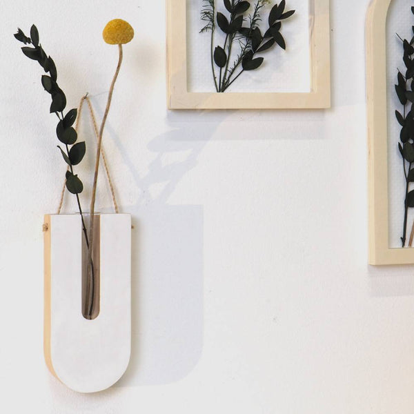 Florero de Madera Forma U (1)