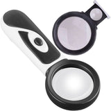 Lupa de Mano de Doble Aumento con Led Dismoer