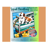 Kit Pintar con Arenas Perritos Barco 36x48cm Arenart