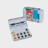 Caja Acuarela 12 Medias Pastillas con Pincel Van Gogh (1)