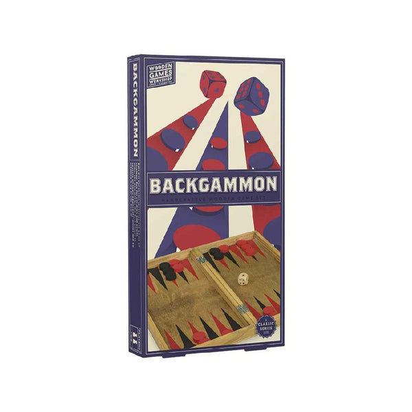 Wooden Games Workshop Backgammon Professor Puzzle