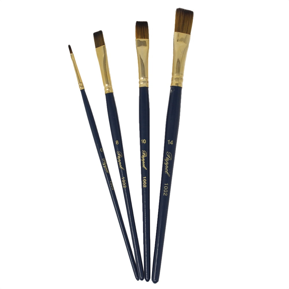 Pincel plano de nylon 'Gold' S-1002 Papel –