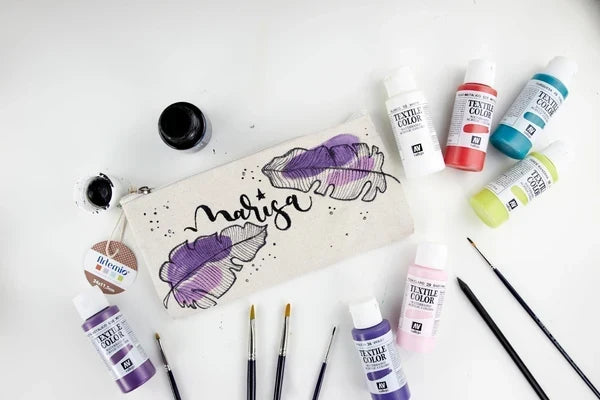 Cómo aplicar pintura textil | Flores en tela