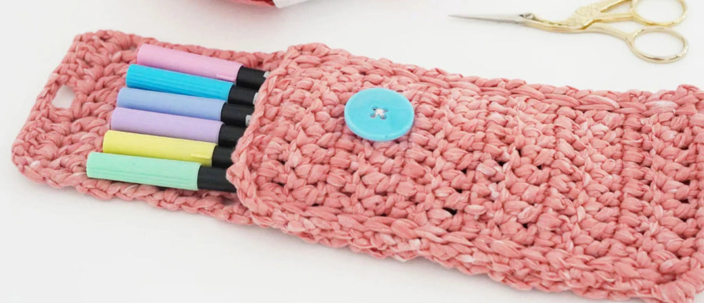 Cómo hacer un Estuche de Ganchillo