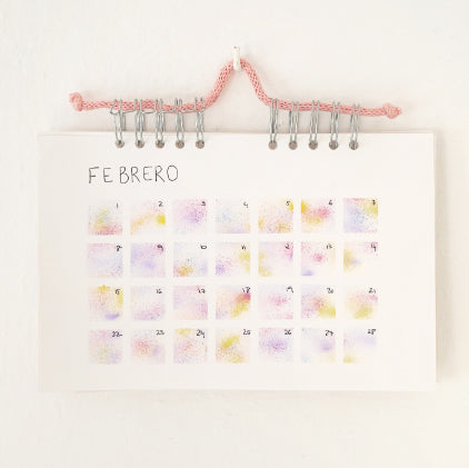 Calendario de Mesa DIY | Colgador de calendario hecho a mano