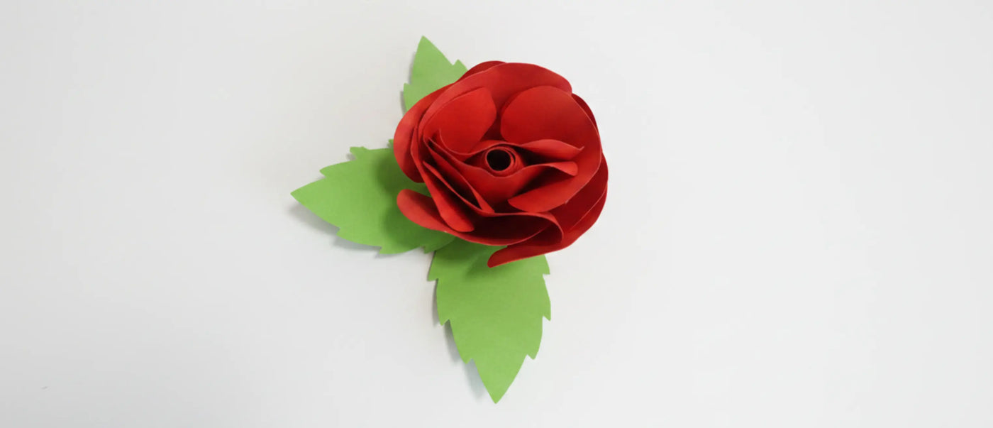 Haz tu propia Rosa de papel