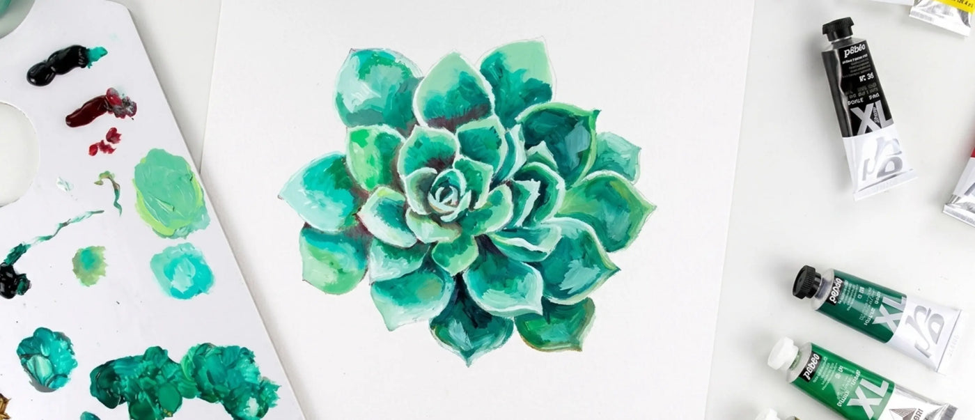 Pintura al óleo para principiantes  Óleo sobre papel