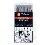 Set 6 Rotuladores Pigma Surtido Variado Sakura