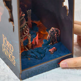 maqueta sujetalibros revell book nook barad dur