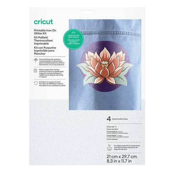IRON-ON Printable Glitter Kit – A4 2012575