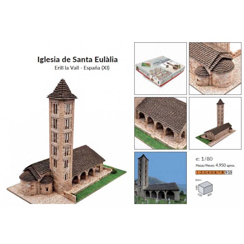 maqueta aedes ars iglesia de santa eualia 