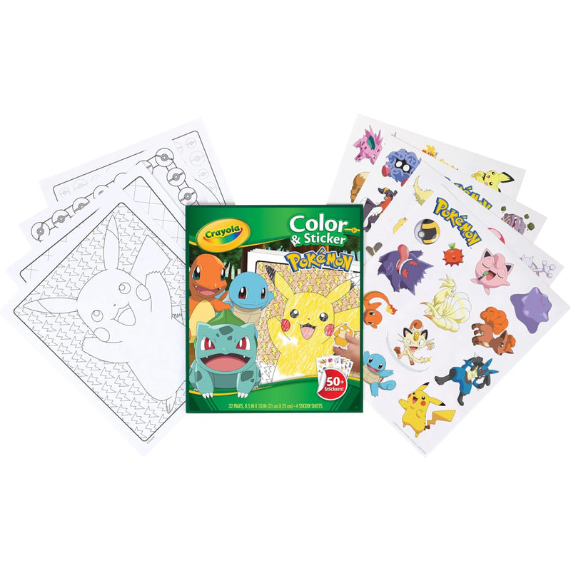 bloc de dibujos para colorear pokemon crayola