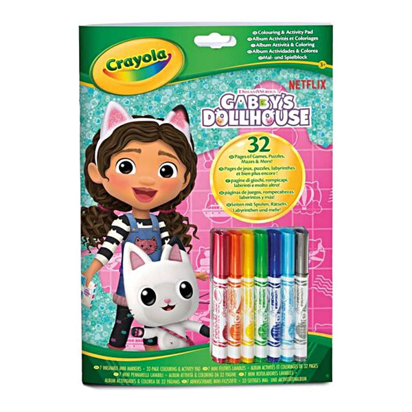 Libro Actividades y Colorear Gabby's Dollhouse Crayola
