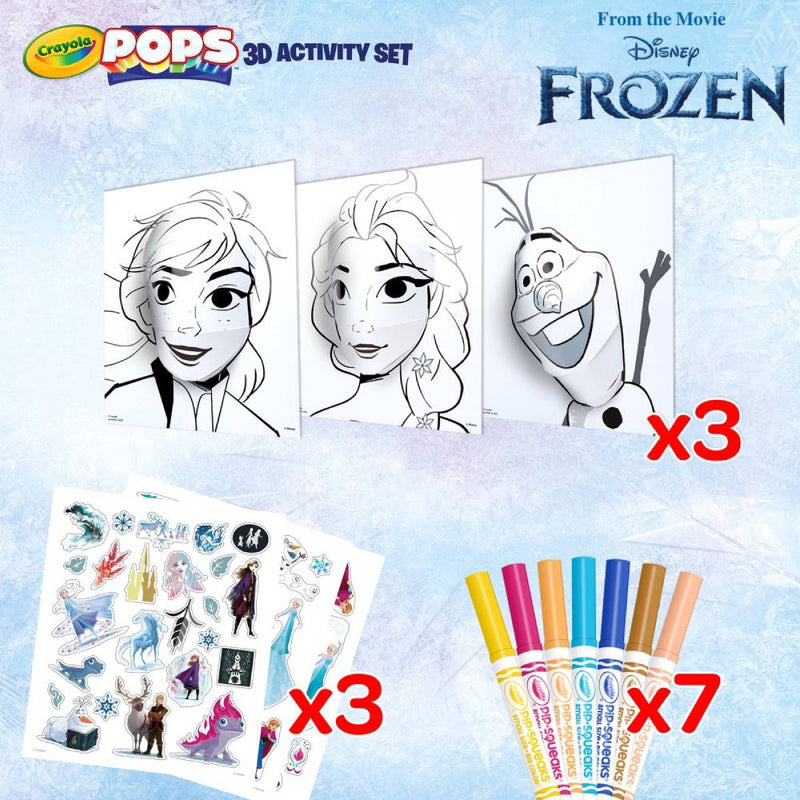 Color Pops 3D Disney Frozen Crayola (2)