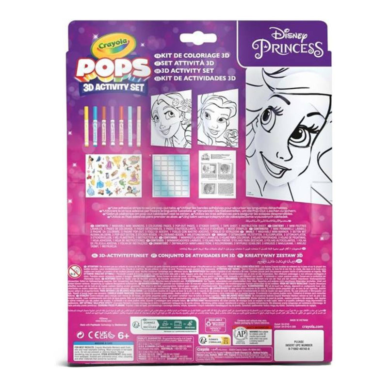 Color Pops 3D Disney Princess Crayola (1)