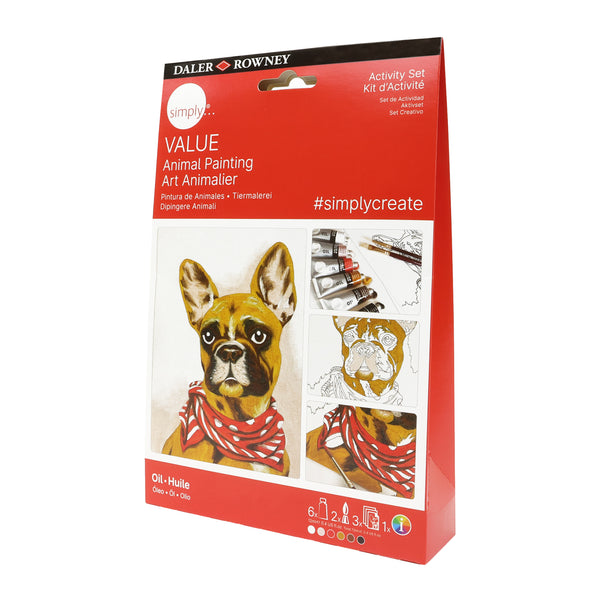 Conjunto de coloração a óleo animal Daler Rowney