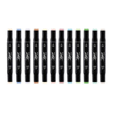 Estuche 12 Rotuladores Artists Professional Markers Pastel Doble Punta