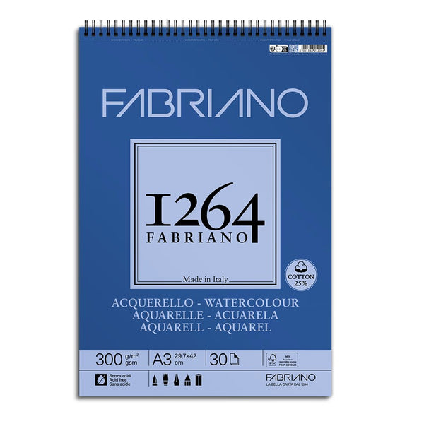 Bloco de aguarela 1264 Fabriano