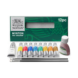 Conjunto de 12 tubos de óleo multicoloridos Winton Studio Winsor & Newton