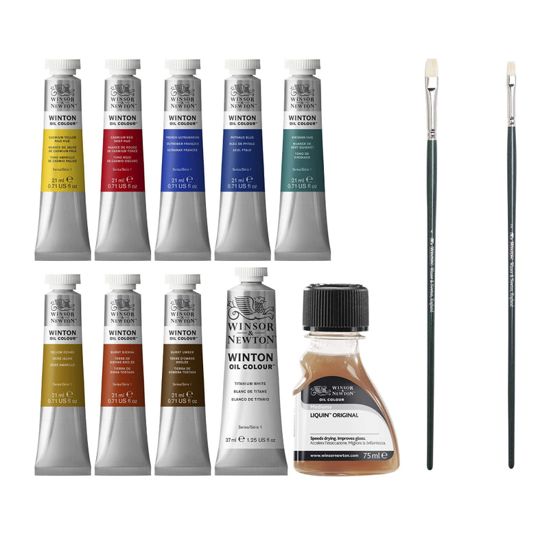 Set 12 Óleo Winton Studio Multicolor Winsor & Newton